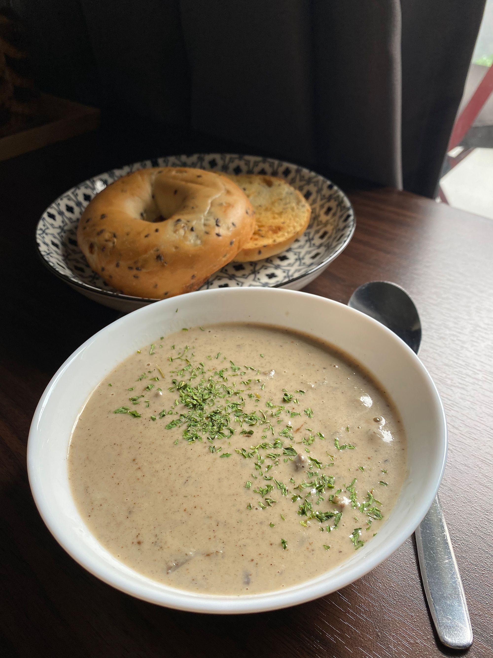 Vegan Cream of Mushroom Soup